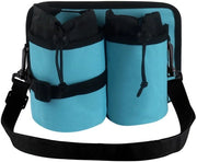 Hoes pericolante per bevande - Distributore regolabile - Sicurezza per bevande - Blu Lago - Accessori per viaggiatori - Utile per hostess - H.