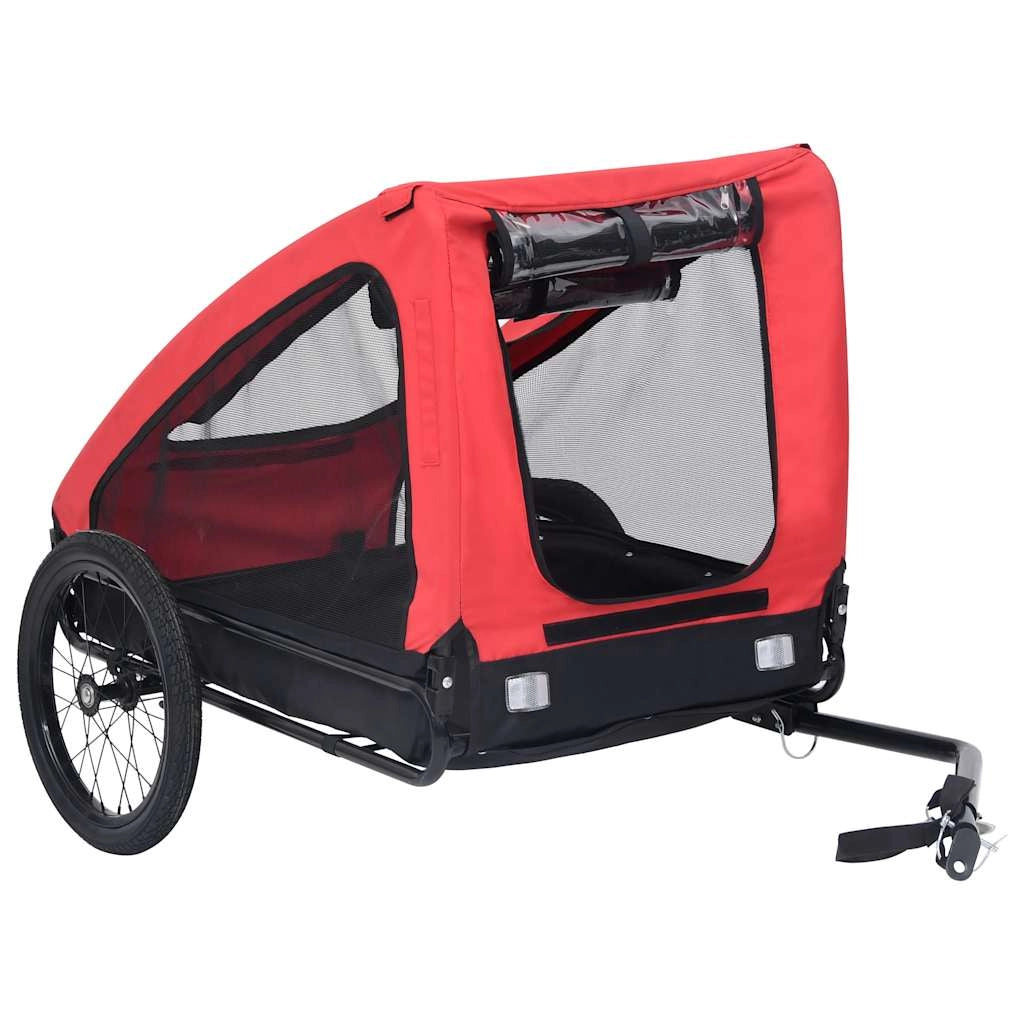 Rimorchio/carrello per animali domestici rosso 02_0044371