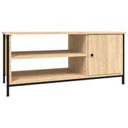 Mobile porta TV moderno con pratico vano contenitore 100 x 40 x 45 cm realizzato in legno composito di rovere Sonoma 02_0048527
