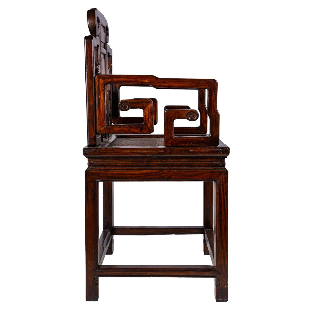 Set tavolo e 2 sedie in legno color caffè 40x40x75/55x45x95