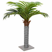 Palma Artificiale 6 Foglie 100 cm Verde