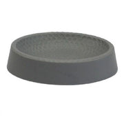 Trade Shop - Piattino Per Sapone Decorato Grigio Portasaponetta Moderno Accessori Bagno 79800 -