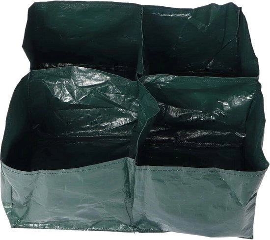 Letto da Giardino con Cuscino Elevato e 4 Braccia - Sacca di Coltivazione per Piante Rinnovabile per Verdura, Patata, Fiori - Attrezzature per Giardinaggio Lavatrice
