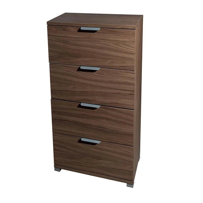 MOBILETTO A CASSETTIERA CON 4 CASSETTI TINTA NOCE 45 X 38 X H85 CM