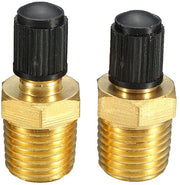 Vernicellato in Rame Luchttank Ventile 1/4 Polliche NPT - 200psig Pressione di Servizio - Bocchetta in Plastica Nero - Ventile Schrader con Core - Messing Verniciato