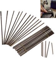 Lame per sega 144 pezzi - Acciaio duro - Per lavorazione del legno/gioielli - Alta resistenza al taglio - Adatta per metalli - Nuovo - Lame per sega