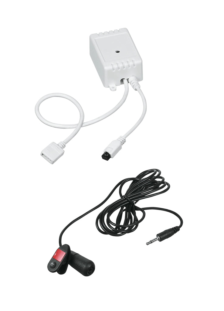 STRIP-SOUND RICEVITORE MUSICALE + TELECOMANDO RGB 12V PER STRIP LED 5X7X2CM