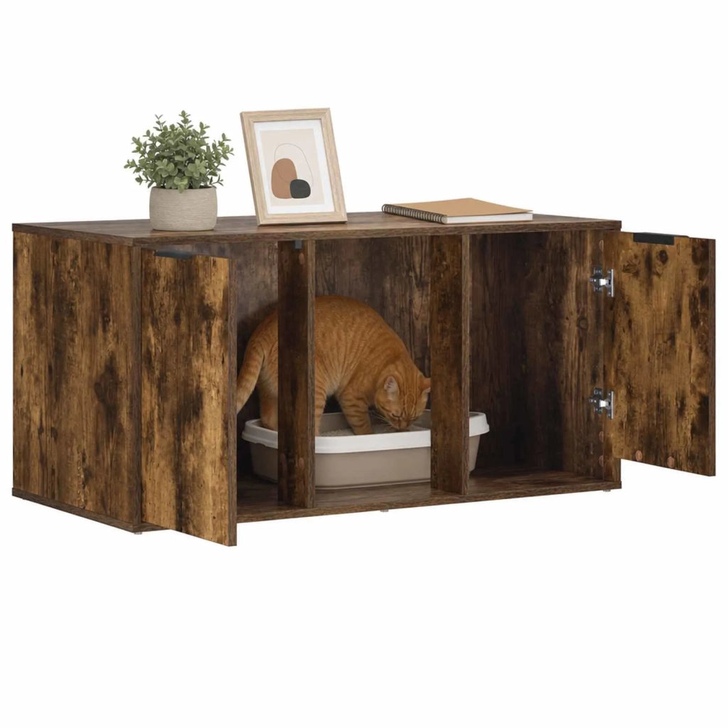 Mobile per gatti Rovere Fumo 100 x 49 x 45 cm 8014763