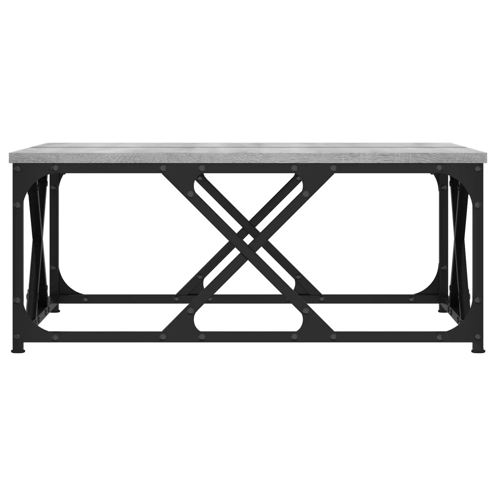 Tavolino da Salotto Grigio Sonoma 70x70x30 cm Legno Multistrato 835372