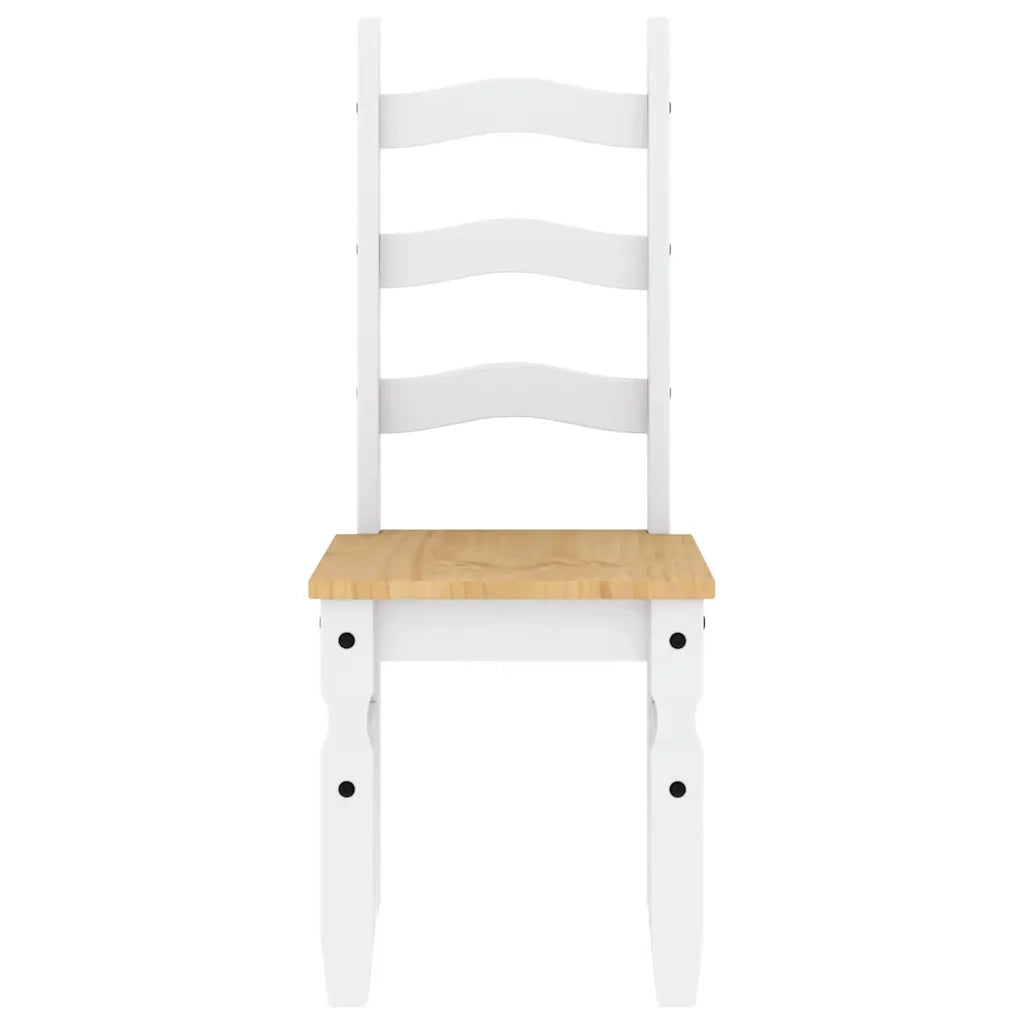 Set da Pranzo 3 pz PANAMA Bianco in Legno Massello di Pino 3345208