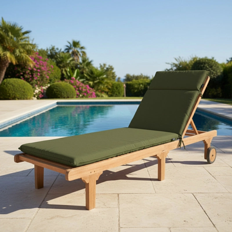 Coussin de bain de soleil ECO+ - MADISON SÃ©rie Canvas - Vert