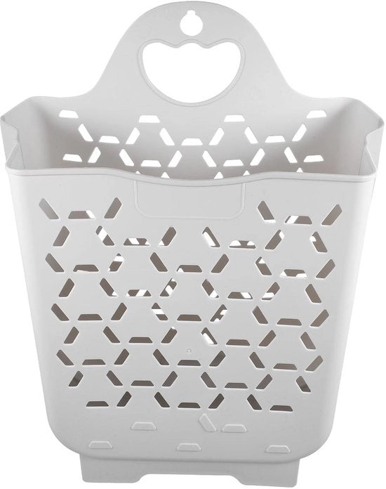Wasmachine Opvougbile con maniglia, Wasmachine per angolo, Opvougbile wasserettangolo, impermeabile all'acqua, sporco, bianco