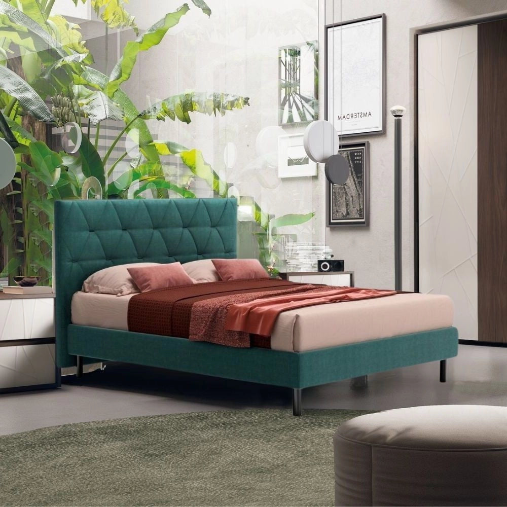 Letto matrimoniale contenitore 177x8x117 cm