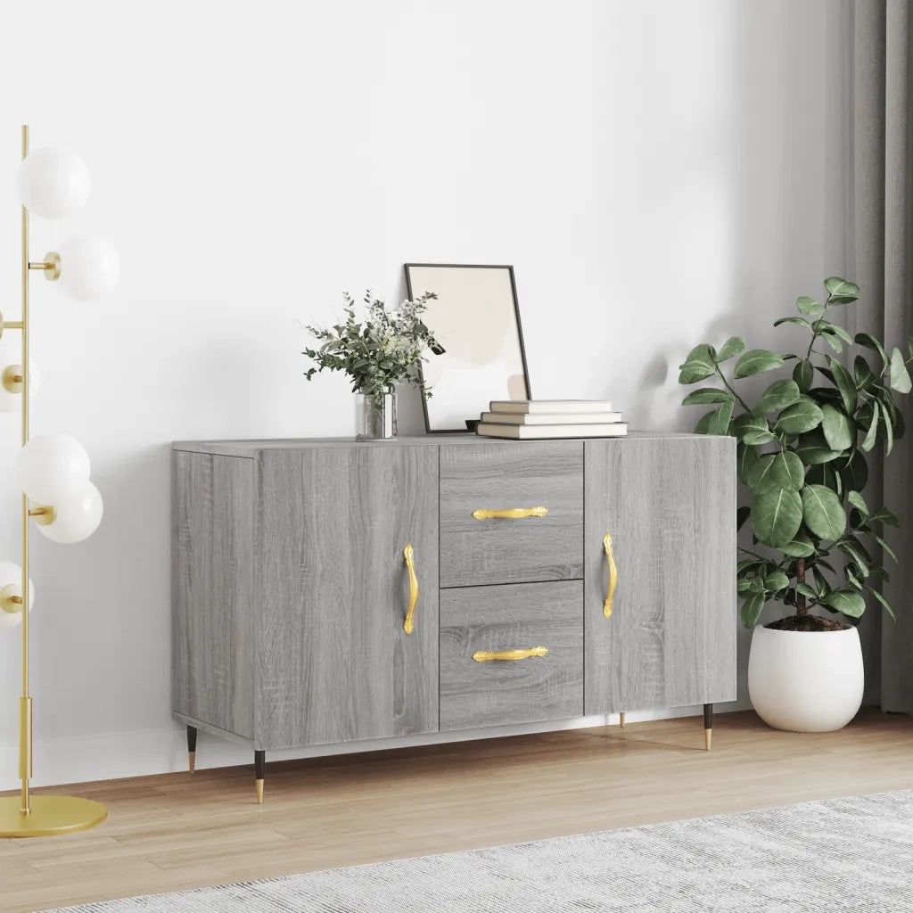 Credenza Grigio Sonoma 100x36x60 cm in Legno Multistrato 828154