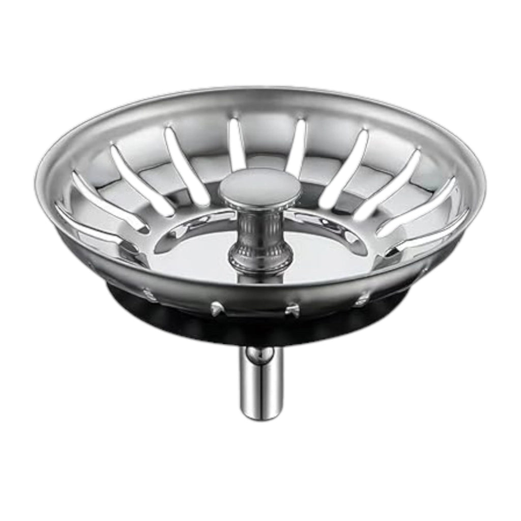 Tappo Filtro per Lavello da Cucina Ø 80 mm Colino Scarico in Metallo Resistente e Durevole 79349