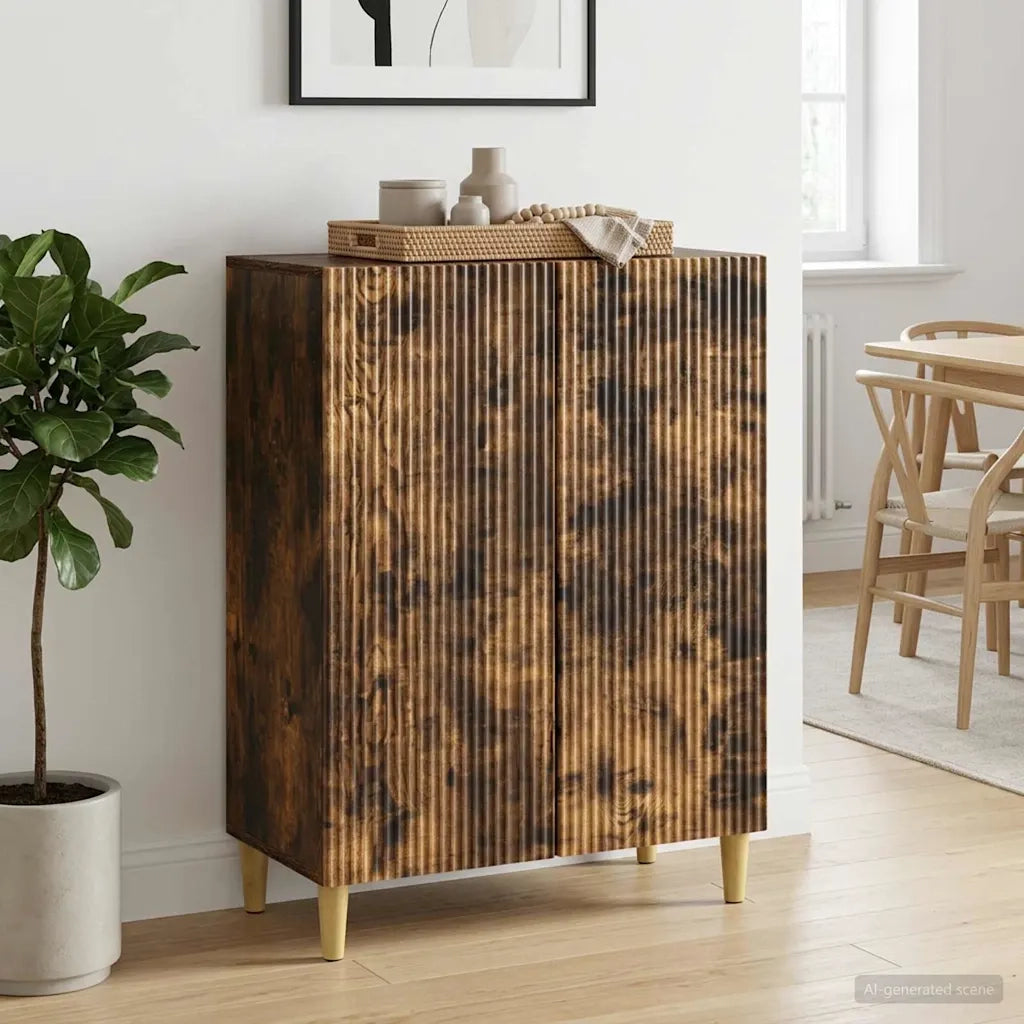 Credenza Rovere Fumo 66 x 34,5 x 90 cm Legno ingegnerizzato 894590