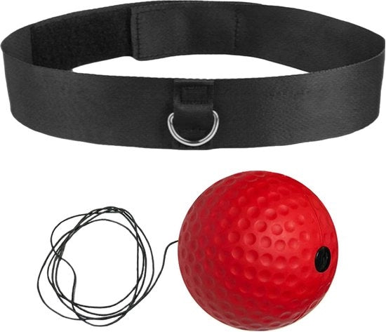 Bal di Coordinazione per Capelli - Addestramento Velocità - Allenamento di Coordinazione - Materiale Leggero - 18,5 x 11,9 cm - Rosso