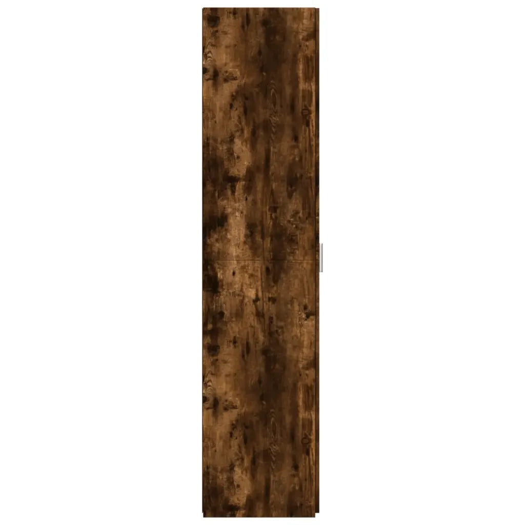 Credenza-Buffet-Armadio da cucina Rovere Fumo 50x42,5x185 cm in Legno Multistrato 665053