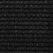 Paravento da Balcone-Pannello per balcone Nero 75x500 cm in HDPE