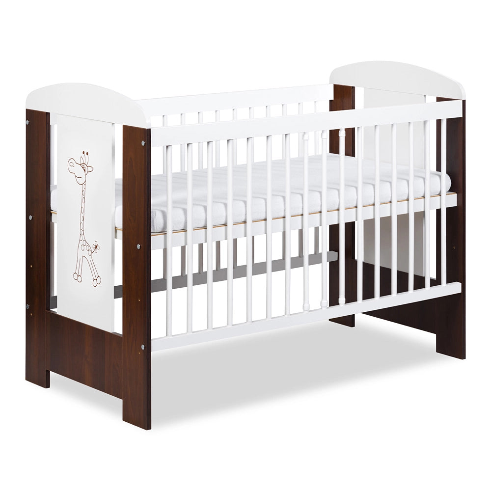 LETTINO GIRAFEE 120x60 BIANCO NOCE
