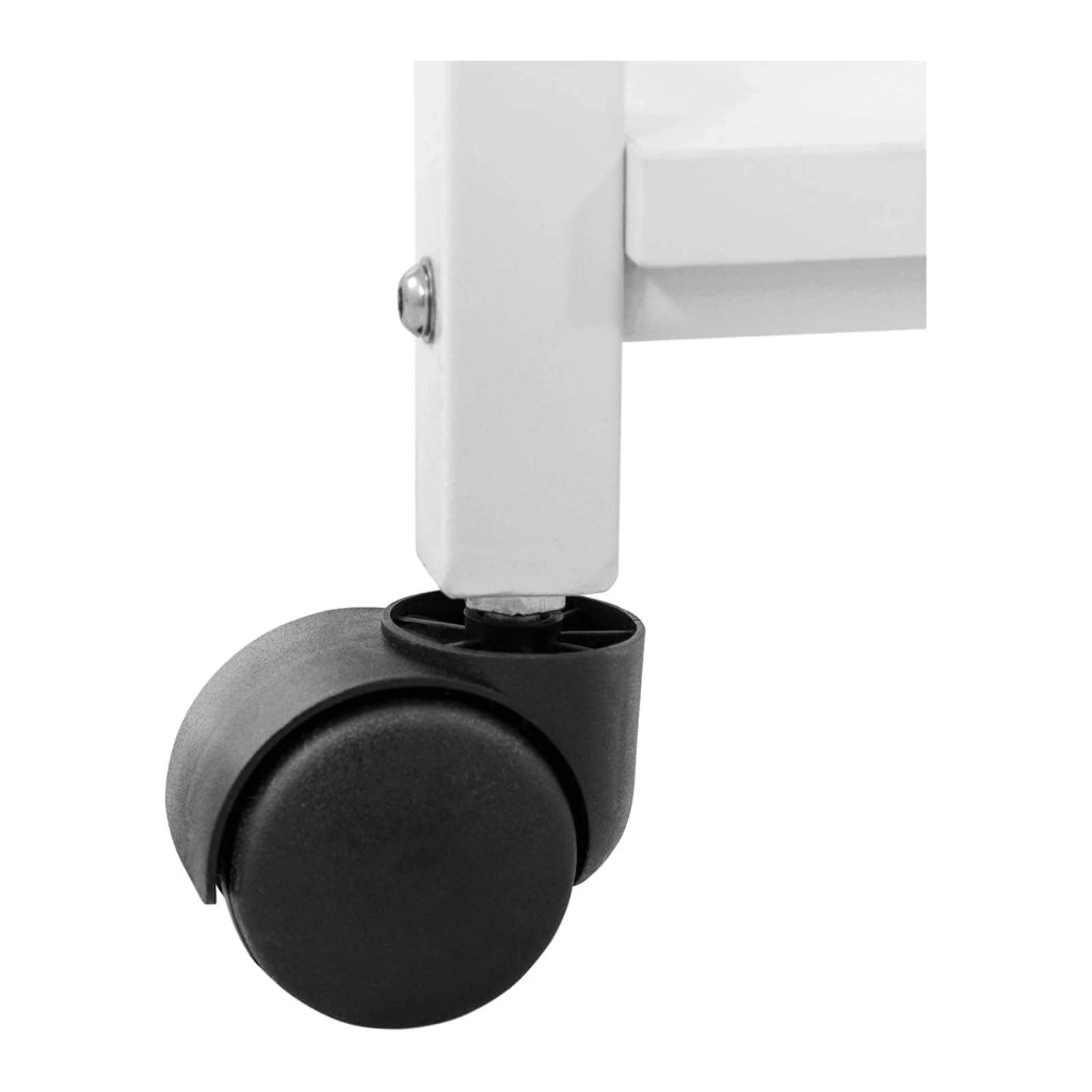 Carrello per parrucchiere - 1 cassetto - 3 ripiani - 47,5 x 40 x 85,5 cm bianco 14_0007862