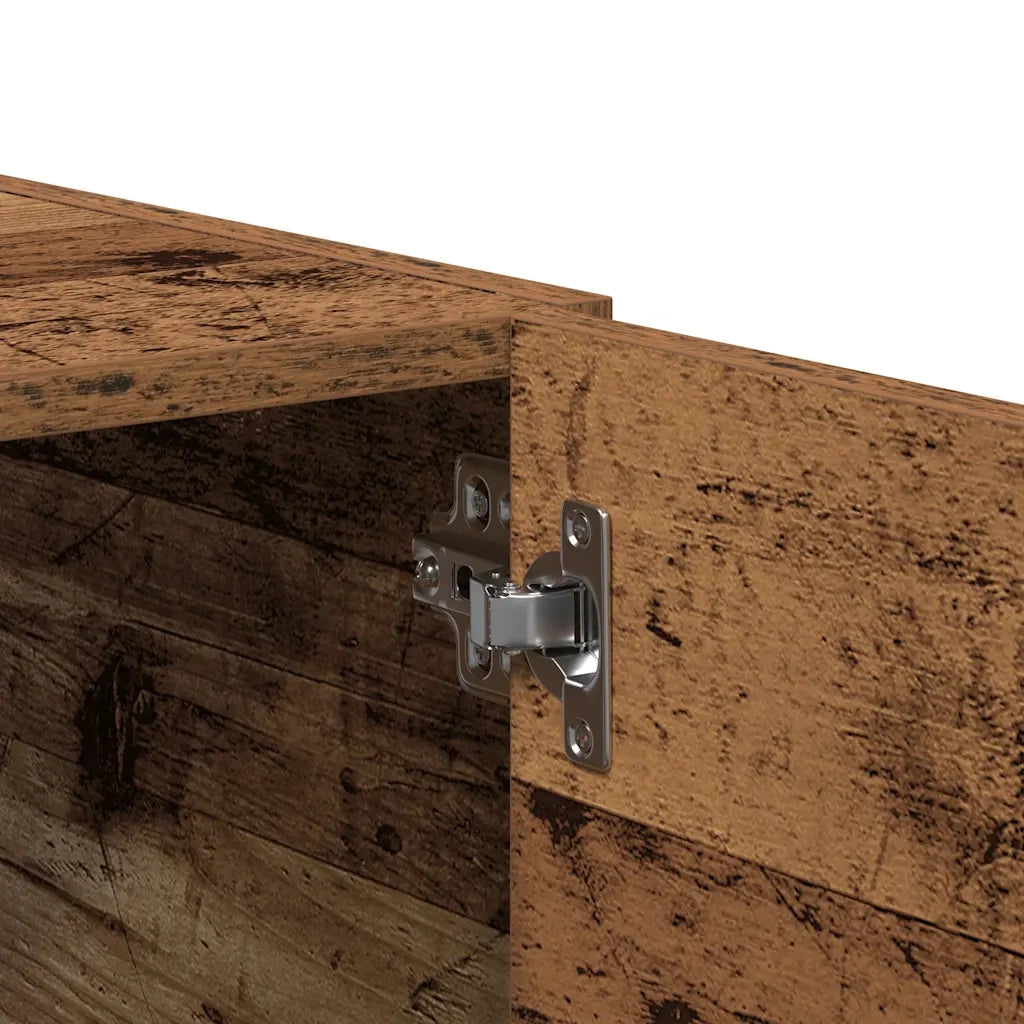 Pensile | Armadietto da Parete Legno Antico 80x39x40 cm in Truciolato