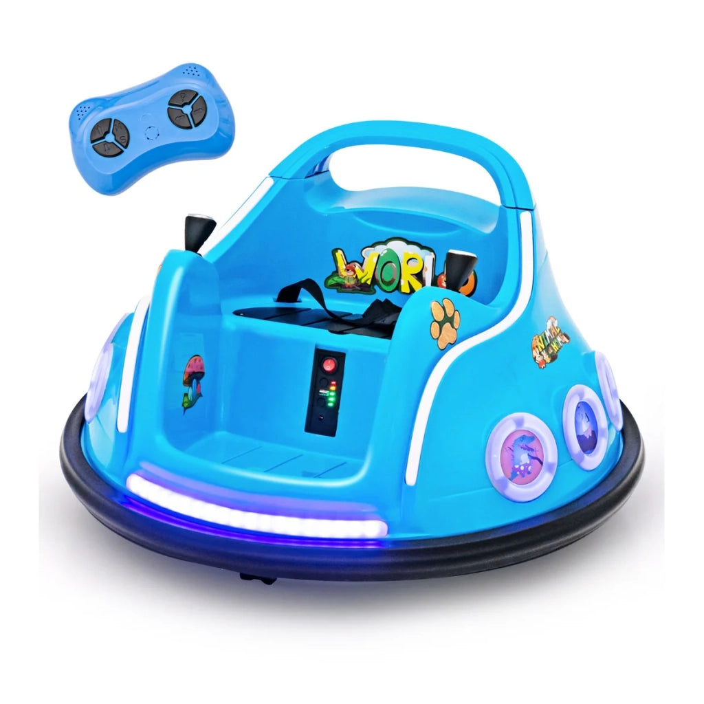 Autoscontro elettrica 73 x 73 x 43 cm rotazione 360° telecomando per bambini design blu 20_0010421