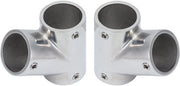 Accessori per barche - Fitting di handrail in acciaio inossidabile 316 - Spazzolino a specchio - Destro/Sinistro - Qualità marina - Adatto per imbarcazioni - Accessori per barche