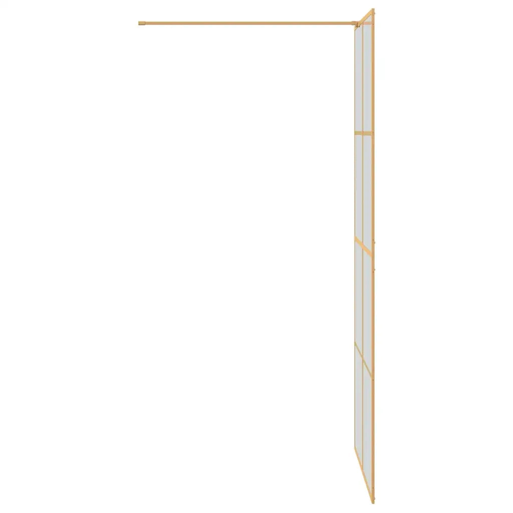 Parete Doccia Walk-in Oro 90 x 195 cm vetro temperato