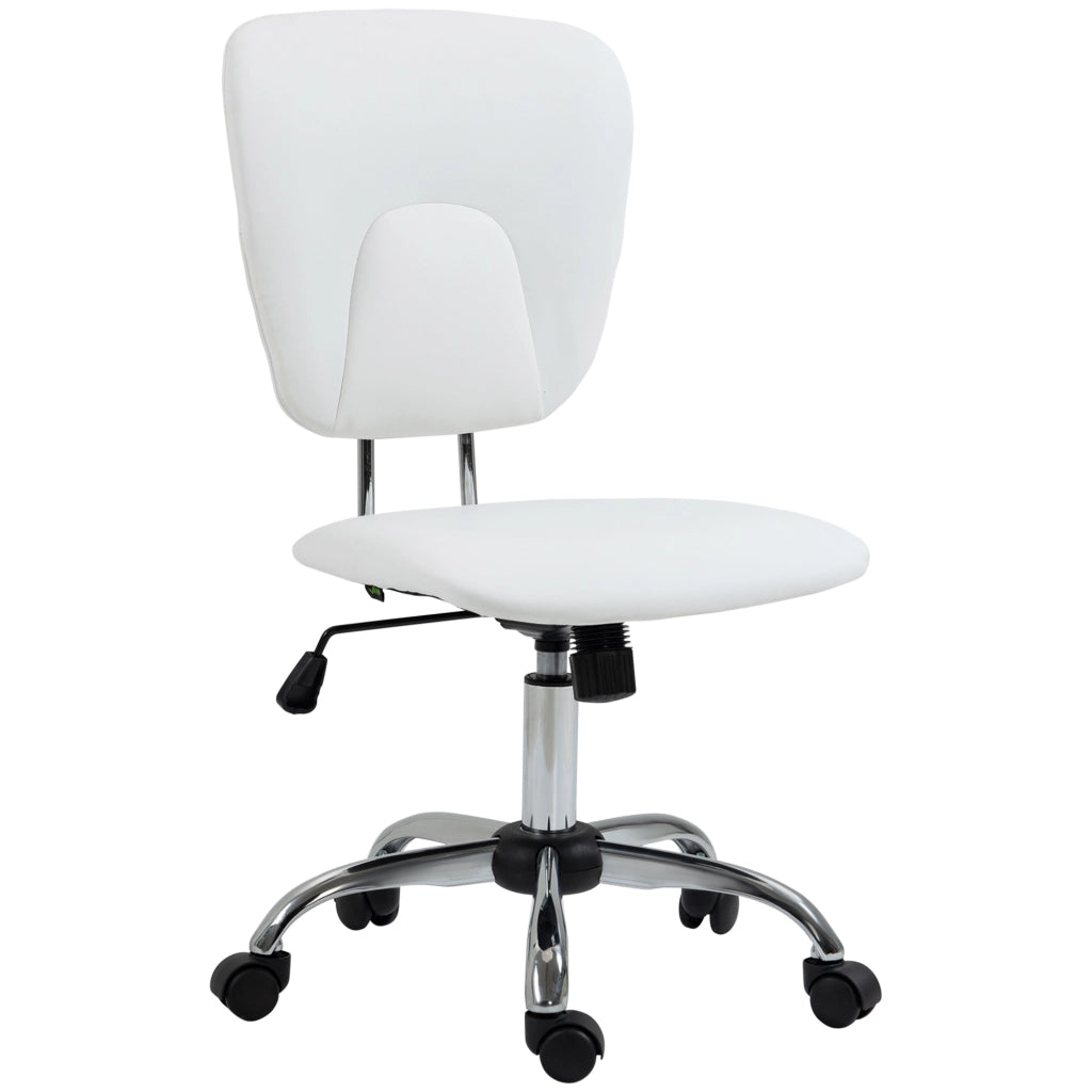 Sedia da ufficio girevole con altezza regolabile e funzione basculante ¨C Minimal ¨C bianco 50x54x87,5-96,5 cm