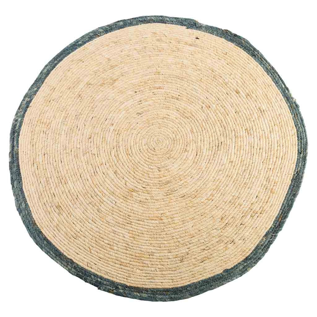 Tappeto rotondo in juta marrone d120x1h