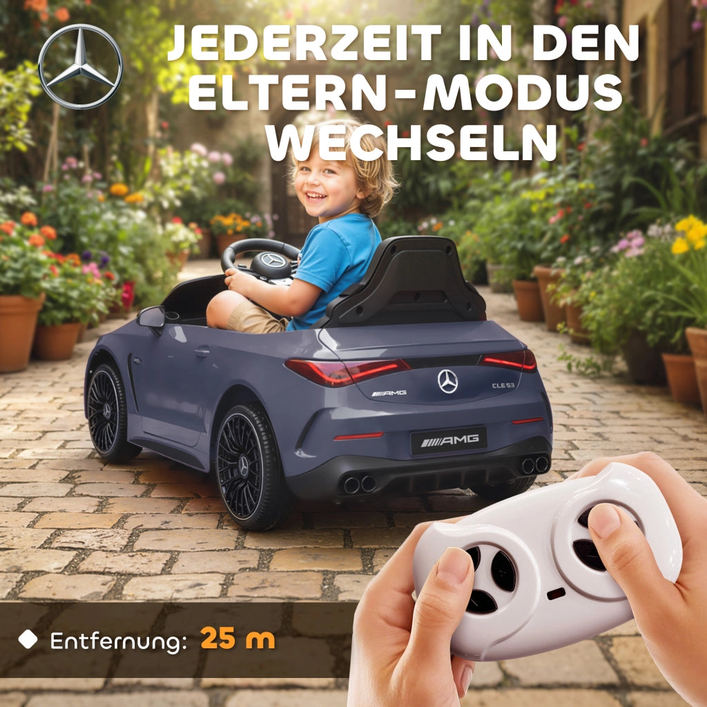 Auto elettrica per bambini Mercedes ¨C zephmum ¨C Grigio 12V