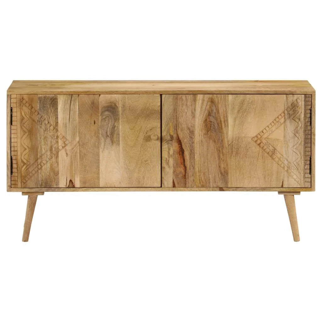 Buffet credenza mobiletto consolle mobile contenitore legno massello di mango 120 cm 4402047