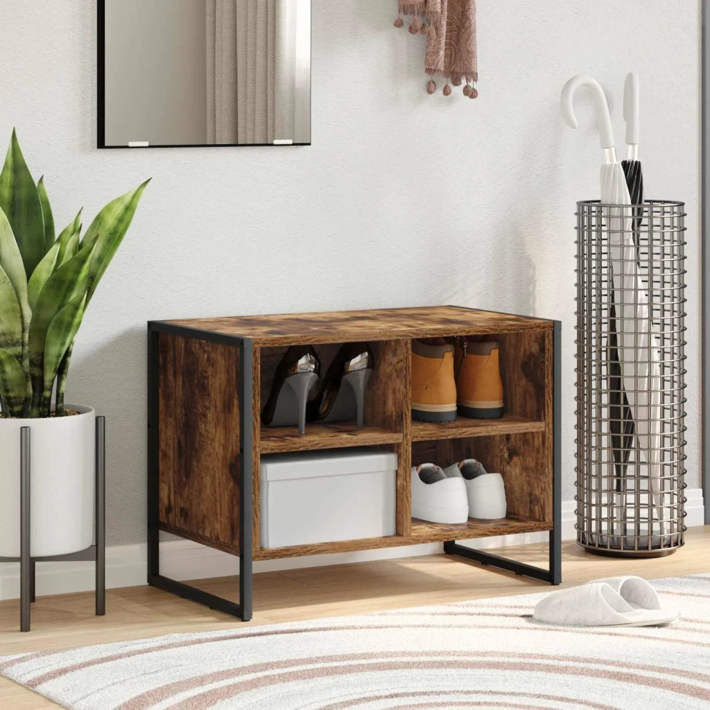Mobile per scarpe Quercia Fumosa 60 x 35 x 44 cm 886458