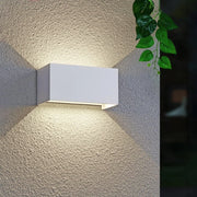 Applique Bianco a LED da Esterno e Interno 24W, Fascio Luminoso Regolabile, 2000 Lumen, IP65 Impermeabile, Lampada da Parete in Alluminio, per Giardino, Balcone, Terrazza Colore della luce: Luce Naturale