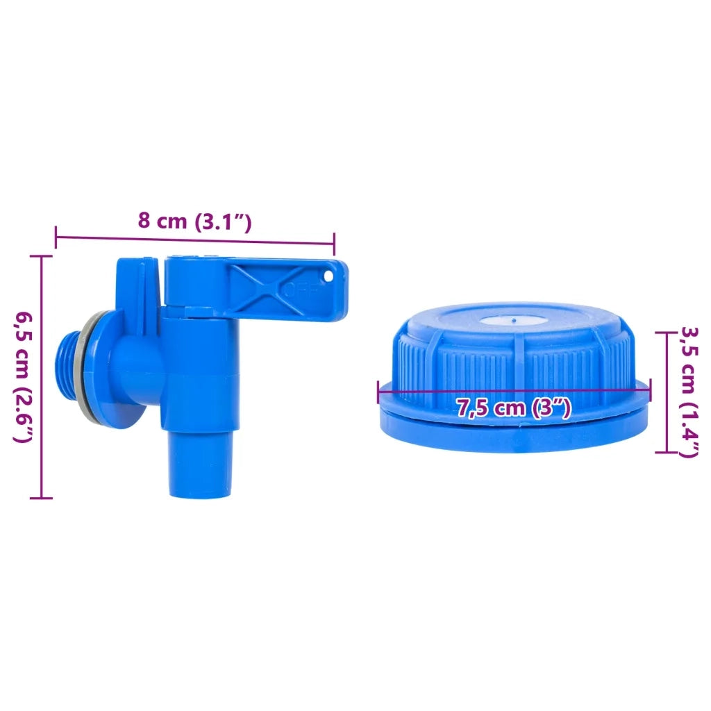 Contenitore Acqua con Rubinetto Trasparente 15 L in Plastica 155041