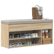 Scarpiera Rovere Sonoma 102x30,5x45 cm in Legno Multistrato 859138