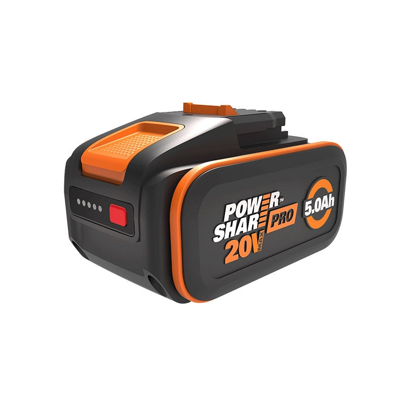 Batteria PowerShare Pro 20V 5.0Ah Alta Capacità per Utensili Worx  Ricambio Potente e Duraturo