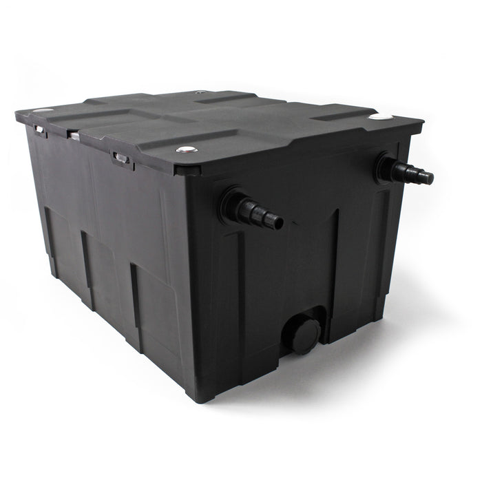 Set: Filtro bio per laghetto 60000l Chiarificatore UVC 18W Pompa 80W Pompa fontana