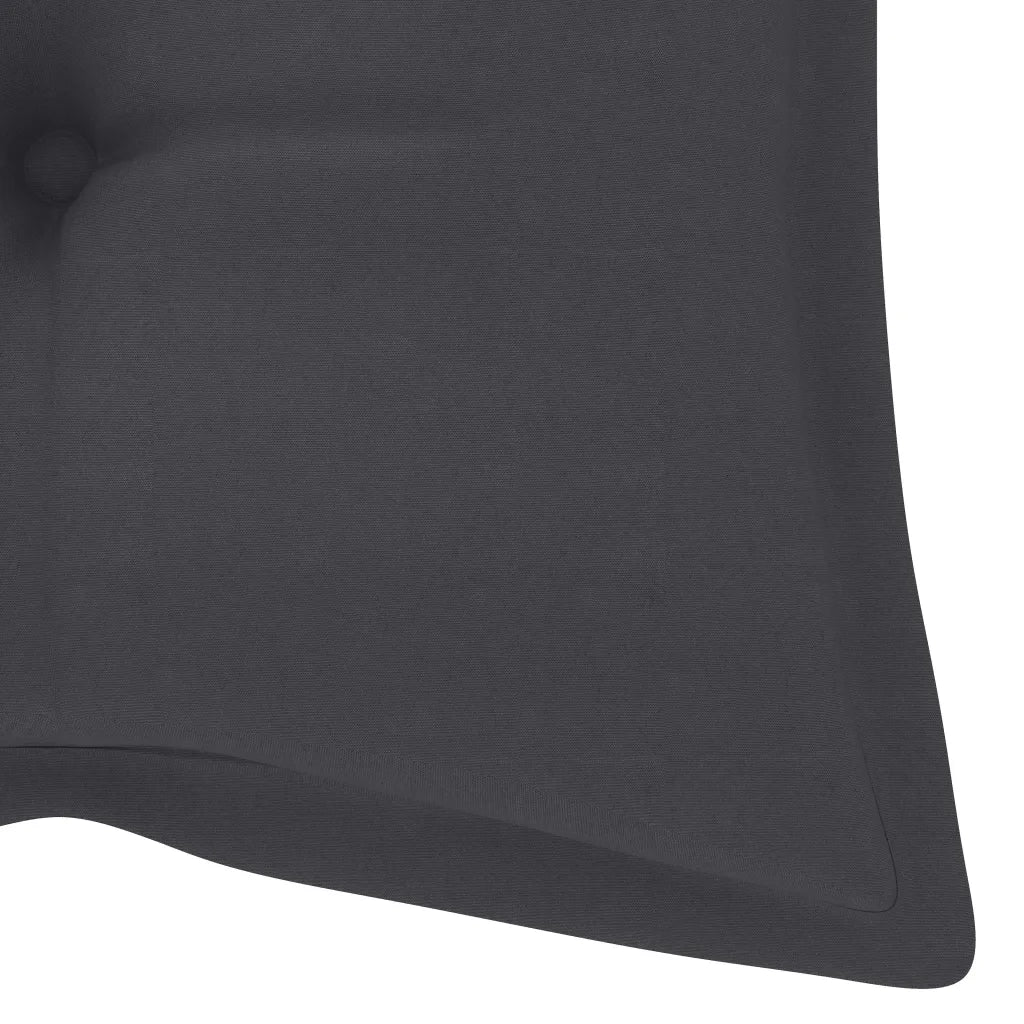 Panca da Giardino con Cuscino 120 cm in Bambù 3063891