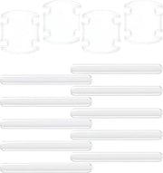 Protezione per Maniglie di Auto Paraurti Angoli di Porte Protezione da Scalfi Autoadesivo Resistente ai Scalfi Invisibile Etichetta (15 x 1,5 cm + 8 x 9 cm) - 14