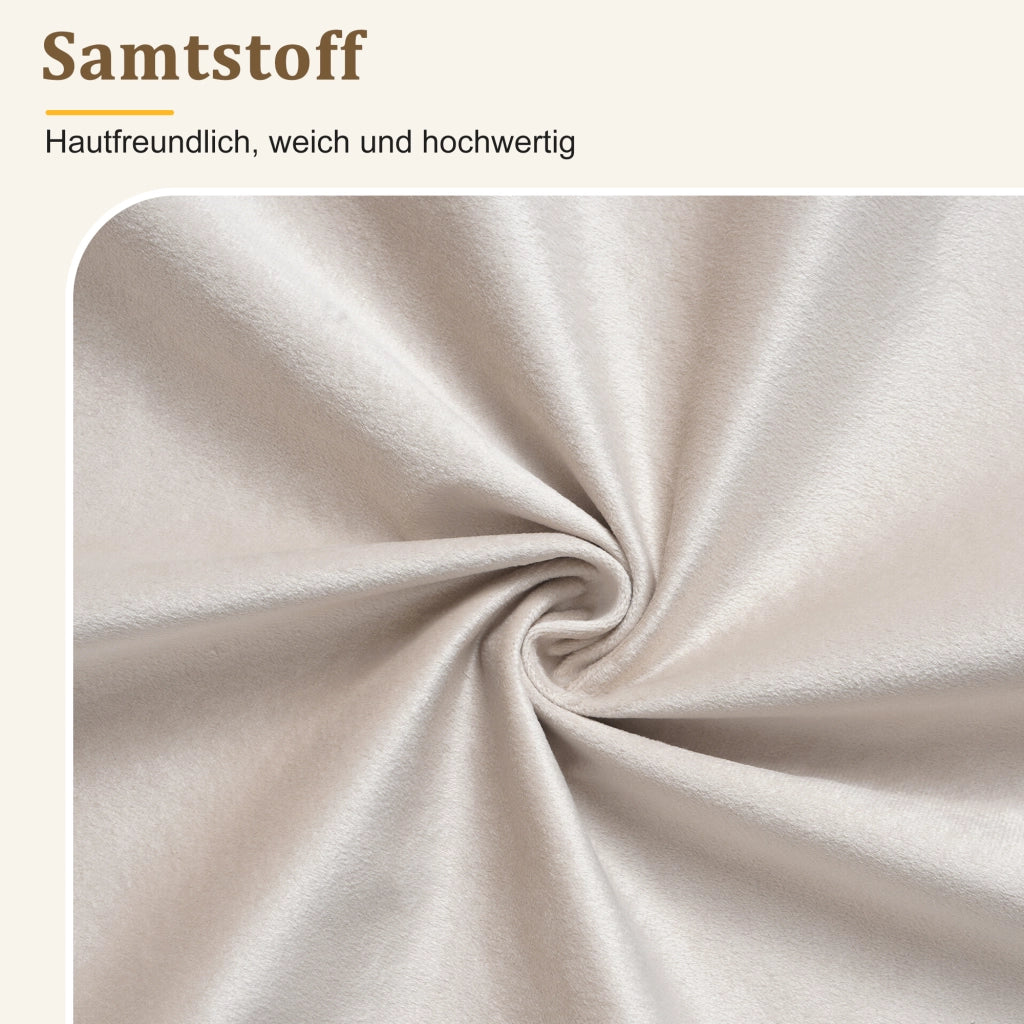 letto imbottito velluto crema 194 x 218 cm