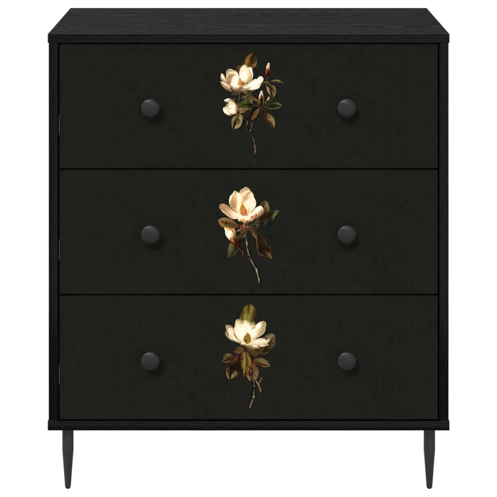 Cassettiera BREMEN Stampa di Magnolia 66 x 36,5 x 76 cm 8007387