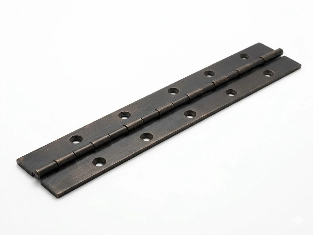 CERNIERE A METRAGGIO DA MT.2  mm.32x0,7 ferro brunito