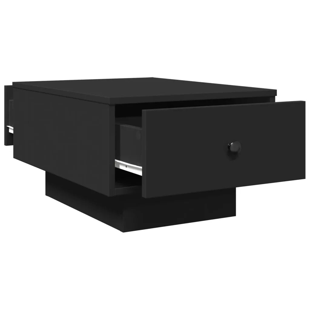 Tavolino da salotto | Tavolino da caff¨¨ | Tavolino da Soggiorno Nero 60x45x31 cm in Legno Multistrato