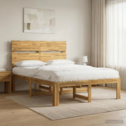 Letto matrimoniale con testiera ROSTOCK Bianco 160 x 200 cm 3405493