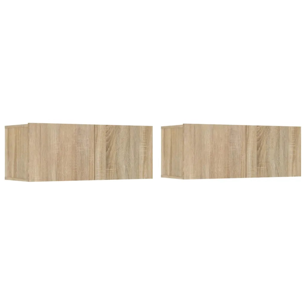 Set di Mobili Porta TV 5 pz-Credenza per TV Rovere Sonoma in Legno Multistrato