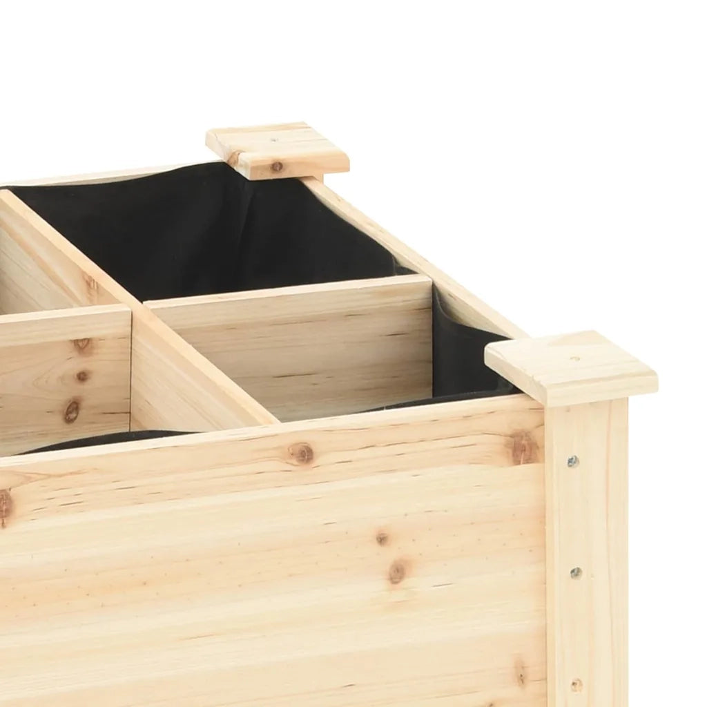 Vaso da giardino con lo scaffale Beige 203,5 x 53 x 76,5 cm 42006582