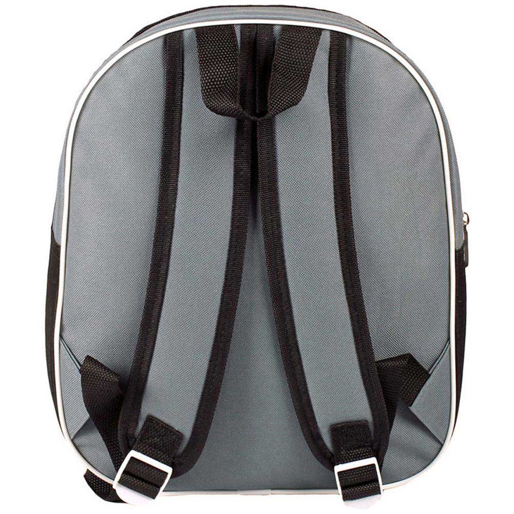 Zaino Zainetto Asilo Star Wars 3d Effetto Rilievo Nuova Edizione Grigio e Nero