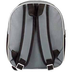 Zaino Zainetto Asilo Star Wars 3d Effetto Rilievo Nuova Edizione Grigio e Nero